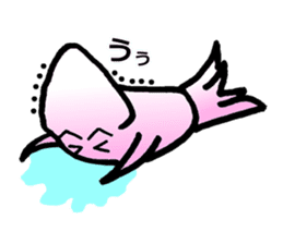 squid of the bad person face sticker #9833984