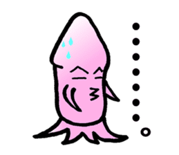 squid of the bad person face sticker #9833986