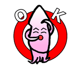 squid of the bad person face sticker #9833998