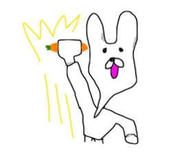 The KARAKE RABBIT sticker #9834032