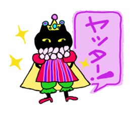 Deca character black cat and his friends sticker #9834140