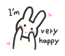 Bunny in love ! -ENGver- sticker #9834321