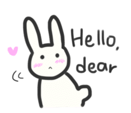 Bunny in love ! -ENGver- sticker #9834325