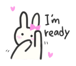 Bunny in love ! -ENGver- sticker #9834328