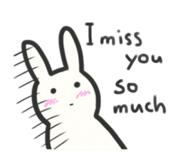 Bunny in love ! -ENGver- sticker #9834330
