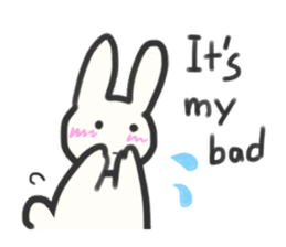 Bunny in love ! -ENGver- sticker #9834331
