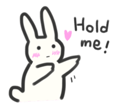 Bunny in love ! -ENGver- sticker #9834333