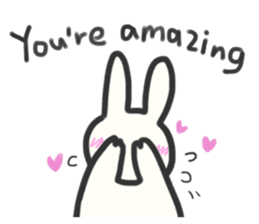 Bunny in love ! -ENGver- sticker #9834336