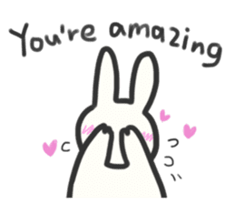 Bunny in love ! -ENGver- sticker #9834336