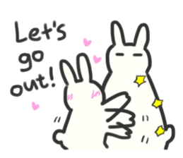 Bunny in love ! -ENGver- sticker #9834337