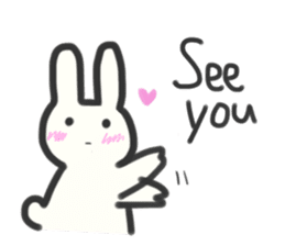 Bunny in love ! -ENGver- sticker #9834339