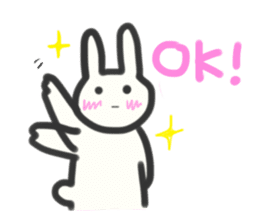 Bunny in love ! -ENGver- sticker #9834340