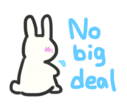 Bunny in love ! -ENGver- sticker #9834343