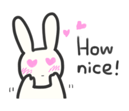 Bunny in love ! -ENGver- sticker #9834344