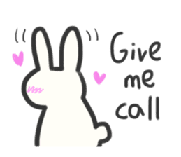Bunny in love ! -ENGver- sticker #9834346