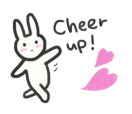 Bunny in love ! -ENGver- sticker #9834348