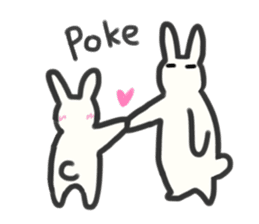 Bunny in love ! -ENGver- sticker #9834350