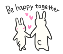 Bunny in love ! -ENGver- sticker #9834353