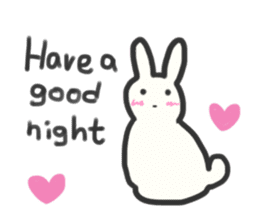 Bunny in love ! -ENGver- sticker #9834354