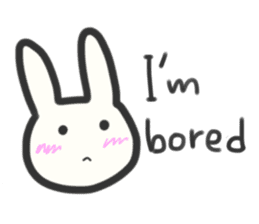 Bunny in love ! -ENGver- sticker #9834355