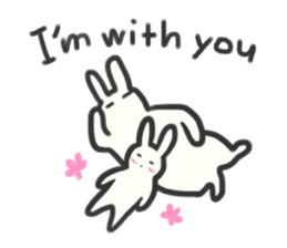 Bunny in love ! -ENGver- sticker #9834359