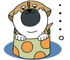 Shiba Inu baby. sticker #9834708