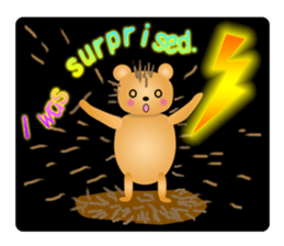 Hedgehog Hopi and popo and bouquet. sticker #9835231