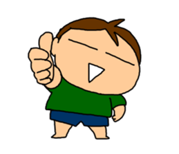 Single-edged eyelids "Niou-san" 6 sticker #9835699