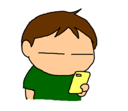 Single-edged eyelids "Niou-san" 6 sticker #9835705