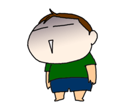 Single-edged eyelids "Niou-san" 6 sticker #9835709