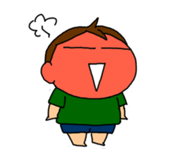 Single-edged eyelids "Niou-san" 6 sticker #9835711