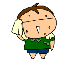 Single-edged eyelids "Niou-san" 6 sticker #9835724