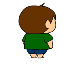 Single-edged eyelids "Niou-san" 6 sticker #9835726