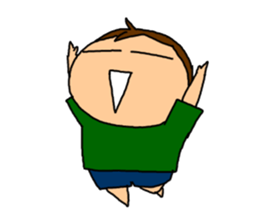 Single-edged eyelids "Niou-san" 6 sticker #9835734