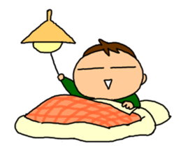 Single-edged eyelids "Niou-san" 6 sticker #9835735