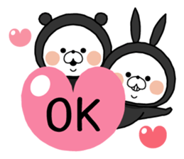 Pretty bear and friends. ver2 sticker #9835816