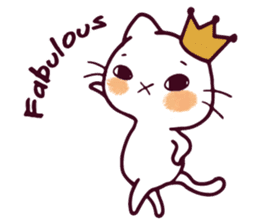 Fancy Fab Cat sticker #9836058