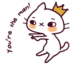 Fancy Fab Cat sticker #9836062