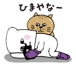 Bread and cat. sticker #9836457