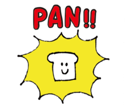 Bread and cat. sticker #9836477