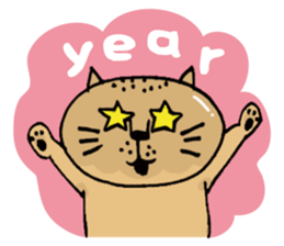 Bread and cat. sticker #9836479