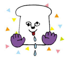 Bread and cat. sticker #9836495