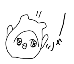 The losing heart Penguin sticker #9836506