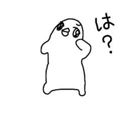 The losing heart Penguin sticker #9836524