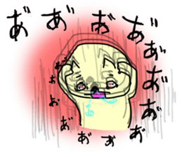 hanatare cat and rabbit wearing a tie sticker #9836677