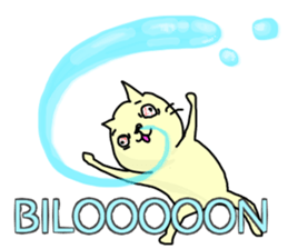 hanatare cat and rabbit wearing a tie sticker #9836679