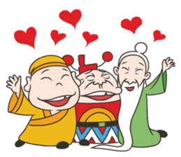 Three Gods sticker #9837335