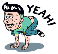 Cheeky man(English Ver.) sticker #9837416