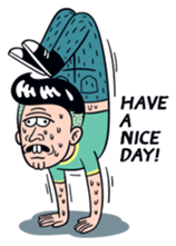 Cheeky man(English Ver.) sticker #9837417