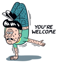 Cheeky man(English Ver.) sticker #9837418